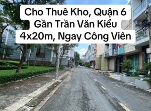 Cho thuê kho đường số 70, P10, Quận 6, 10 triệu, ngay công viên