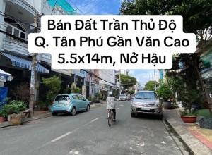 Bán đất đường Trần Thủ Độ, Quận Tân Phú, 5.5x14m, Nh: 7m, 7.5 tỷ
