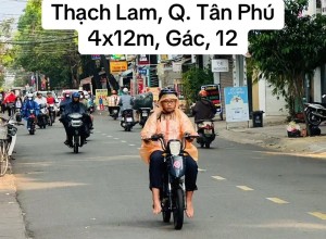 Cho thuê nhà mtkd Thạch Lam, Quận Tân Phú, 12 triệu