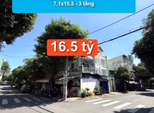 Bán nhà căn góc 2 MT khu họ Lê, Q Tân Phú -  7.1x15.5 -  3 tầng