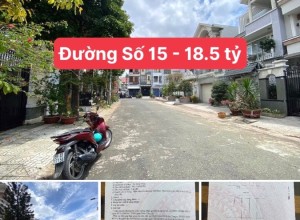 Bán đất MT Đường số 15, Q Bình Tân (Khu Tên Lửa) -  8x21 -  Đất
