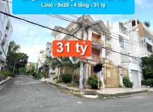 Căn góc 2 MT Đường số 21, Bình Tân (Tên Lửa) -  9x20 -  4 tầng - 31 tỷ