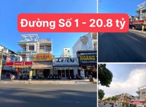 Bán nhà MTKD Đường số 1, Q Bình Tân (khu Tên Lửa) -  5x21 -  4 tầng