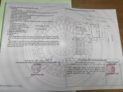 Bán đất lô góc 2 MTKD Kênh Nước Đen, Q Bình Tân -  8.5x15 (120) -  Đất - 15.5 tỷ