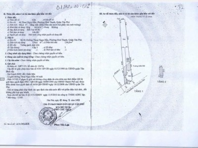 Bán đất MTKD Thoại Ngọc Hầu, Q Tân Phú - 8x60m - Đất - 36.7tỷ