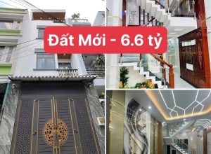 Bán nhà Hẻm 5m Đất Mới, Q Bình Tân - 4x15m - 4 tầng - 6.7 tỷ