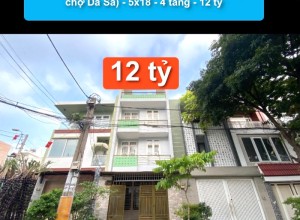 Bán nhà MTNB khu Tên Lửa, Q Bình Tân (gần chợ Da Sà) - 5x18 - 4 tầng