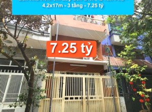 Bán nhà Hẻm 5m Luỹ Bán Bích, Q Tân Phú - 4.2x17m - 3 tầng - 7.25 tỷ