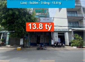 Bán nhà MTKD Đường số 29, Q Bình Tân (Tên Lửa) - 5x20m - 3 tầng - 13.8 tỷ