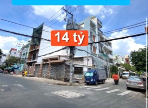 Bán nhà căn góc 2 MT Hoàng Thiều Hoa, P Hiệp Tân, Q Tân Phú - 8x13m - 1 tầng - 14 tỷ