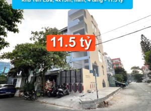 Bán nhà căn góc 2 MT Đường 14 , Bình Tân khu Tên Lửa, 4x15m, hầm, 4 tầng -  11.5 tỷ