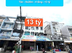 Bán nhà MTKD khu Bắc Lương Bèo, Q Bình Tân - 9x20m - 4 tầng - 13 tỷ