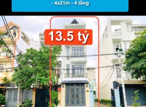 Bán nhà Hẻm vip 16m Tân Sơn Nhì, Q Tân Phú - 4x21m - 4 tầng