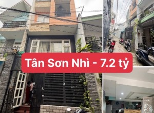 Bán nhà Hẻm Tân Sơn Nhì, Q Tân Phú - 4x12m - 3 tầng - 7.2 tỷ