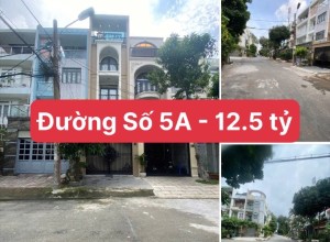 Bán nhà MTNB Đường số 5a, Q Bình Tân - 4x20m - 4 tầng - 12.5 tỷ