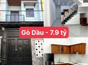 Bán nhà Hẻm Gò Dầu, Q Tân Phú - 4x16.5m - 1 tầng - 7.9 tỷ