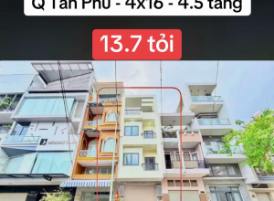 Bán nhà MTNB Nguyễn Hậu ❤️, Q Tân Phú - 4x16m - 4 tầng