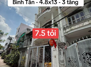 Bán nhà Hẻm Đỗ Công Tường, Q Tân Phú - 4.8x13m - 3 tầng - 7.5 tỷ
