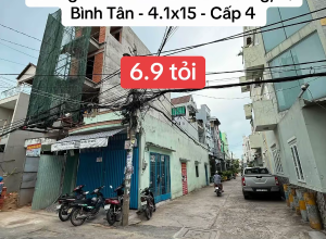 Bán nhà Hẻm 9m Tân Hoà Đông góc ❤️, Q Bình Tân - 4.1x15m - 1 tầng - 6.9 tỷ